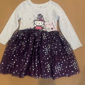 Hello Kitty Halloween Witch Dress Size 2T